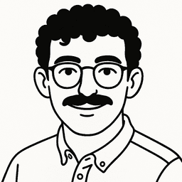 Illustrated portrait of Steven Barash